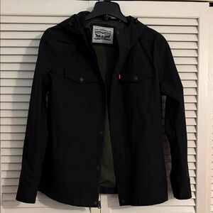 Levi's Classic Black Jacket with Hood